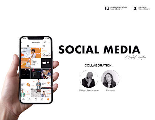 Social media - content creation - on Behance