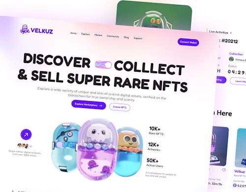 NFT Landingpage