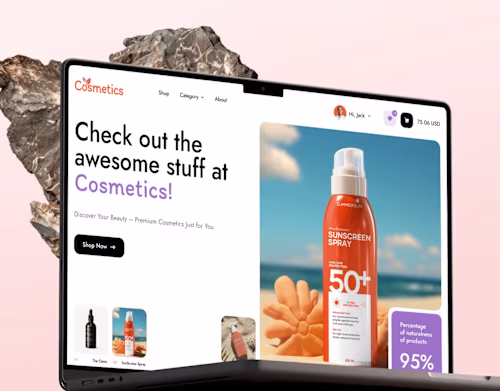 Cosmetics E-commerce shop