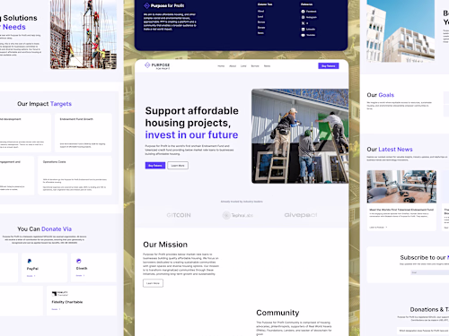 Purpose for Profit: 20-Hour Website Redesign