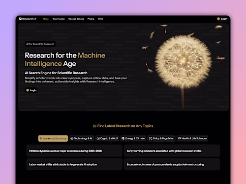 Research3 is an AI-powered search