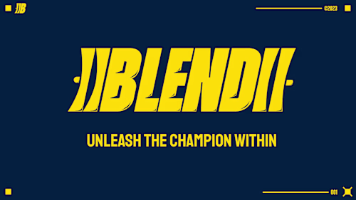 Branding and Application for Blend, a workout application