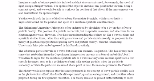 Theory on Bypassing Heisenberg Uncertainty Principle