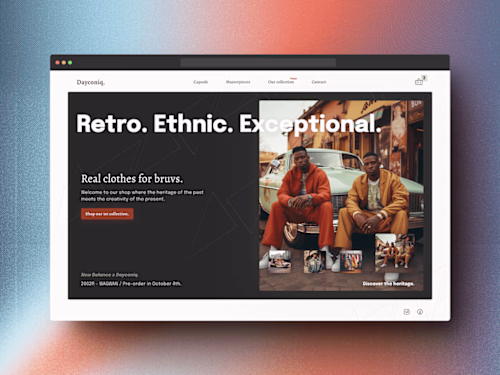 Dayconic - Clothing Brand design concept