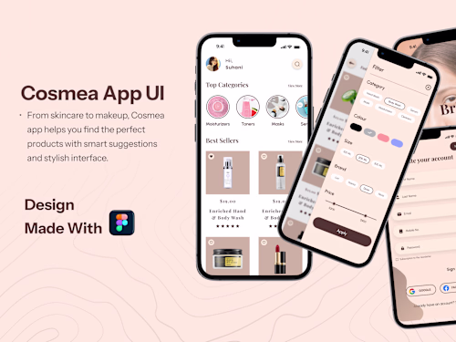 Cosmea 2.0 E-Commerce Mobile App Design