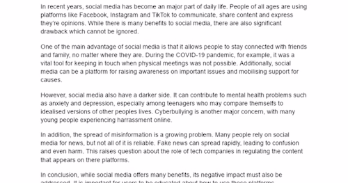 Proofreading Articles on Social Media and Exercise