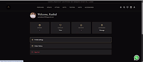 Bloom & Mist E-commerce Store