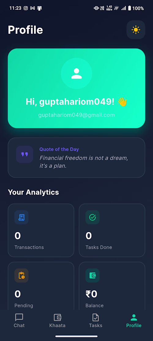 HLedger: AI Expense & Task