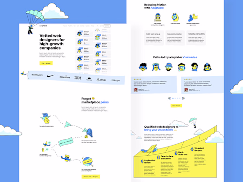 Web Design & Custom Graphics, Illustrations, Creative Agency