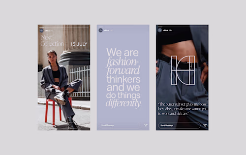 Fashion Luxury | Brand Identity Design, Packaging, Social Media