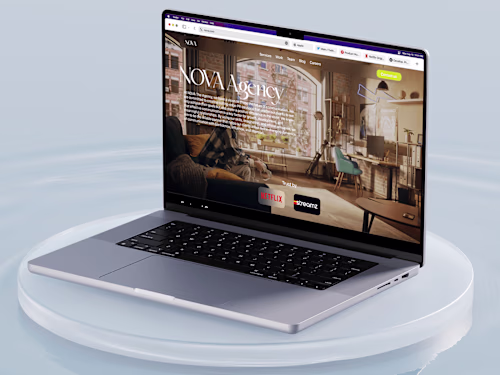 NOVA PR Agency webdesign :: Behance