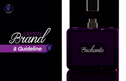 Enchante perfumes Visual identity design