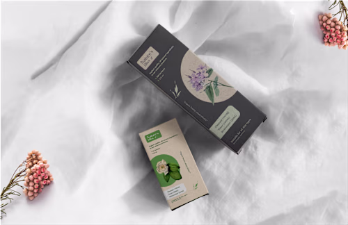 Nature's Bliss skincare brand identity design :: Behance