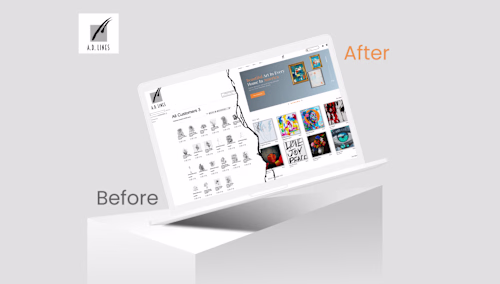 A.D. Lines - Redesigning An Out-Dated Website — John Atteh