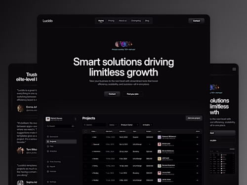 Lucido - Framer SaaS Template