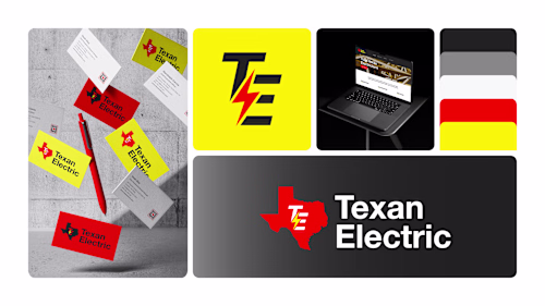 Texan Electric Brand Identity ⚡️