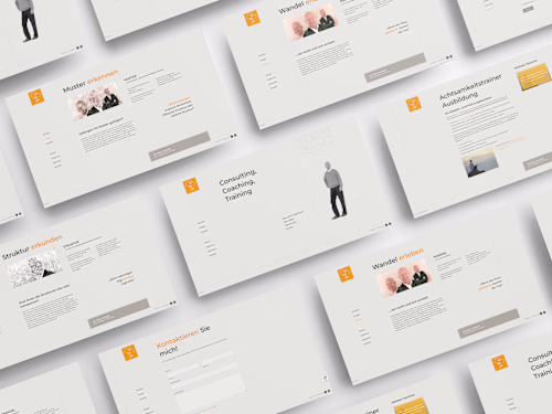 Website for consultant and coach