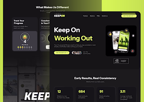 KEEPON Branding and Digital Experience Design