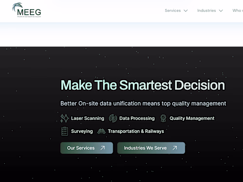 MEEG Services - Framer Website