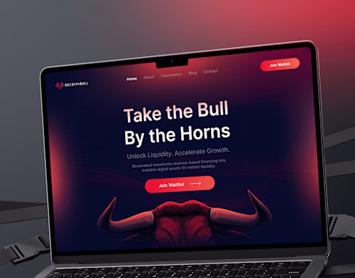 RECIEVABULL WEBSITE UI DESIGN