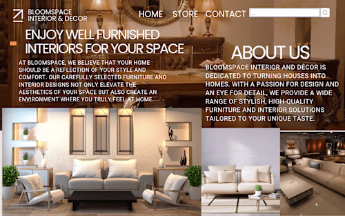 Engaging Website Copy for Bloomspace Interior & Decor
