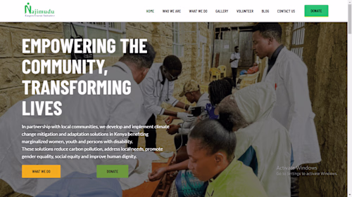 Website Design for a Non-Profit Organization