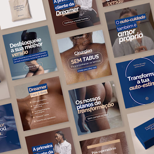Social Media Design for a wellness brand | Dreamer