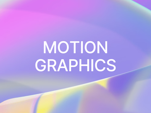 Marketing video motion graphics 