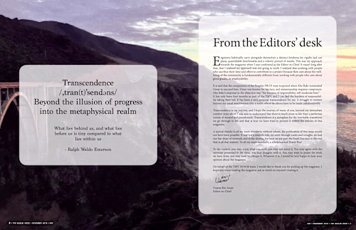 Graphic Design and Magazine Layout for 'TMV' Magazine