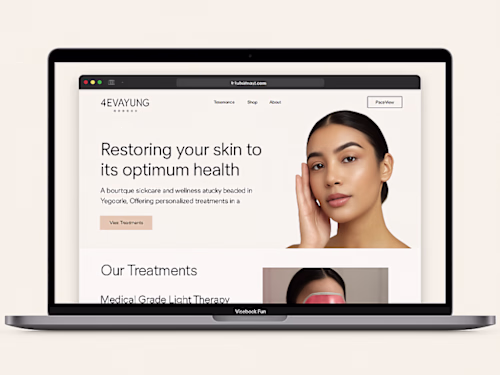 4Eva Young Beauty E-Commerce Website Design & Development