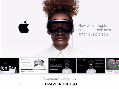 Apple Vision Pro Concept Product Deck