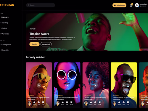 Social Media Web-App Development for THSpian