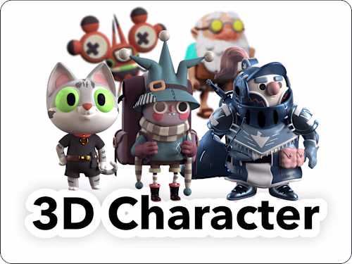 3D Character Sculpting & Rigging