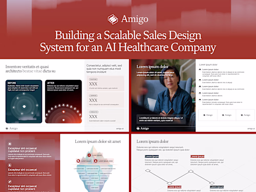 Scalable Sales Design System for an AI Healthcare Company