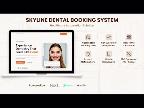 Skyline Dental Booking System