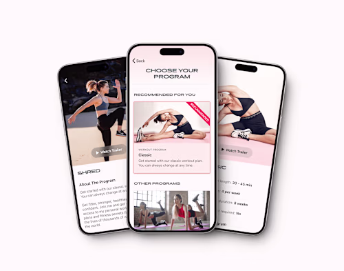 Alexia Clark Mobile App- Onboarding Flow | UX/UI Design