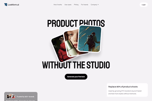 Website hero exploration for a