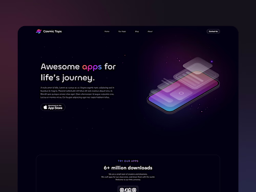 Landing Page Desgin