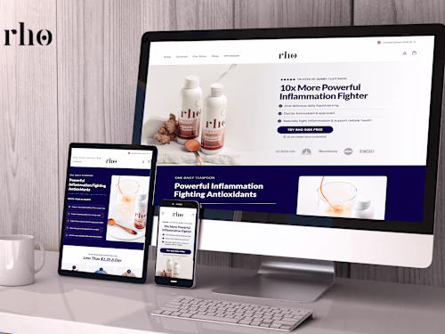 RHO Nutrition | Responsive Web Design 
