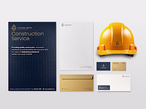  Logo Vectorization- Sthaka Arta Construction