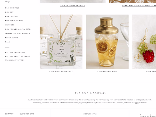 JEWELRY & ACCESSORIES Website