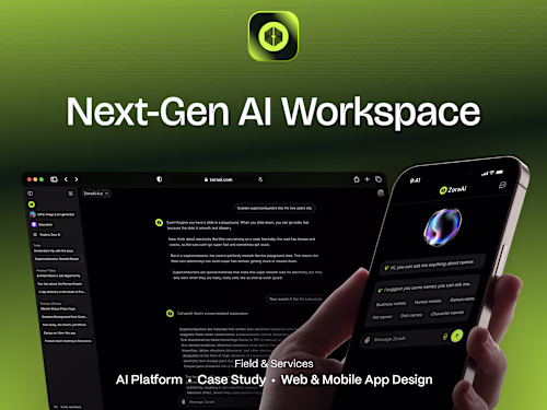 ZoraAI : Landing Page Design & Framer Development