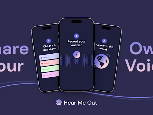 Hear Me Out | Introduce yourself in your own voice.