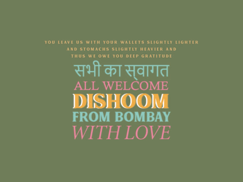 Web Design for Dishoom Restaurant