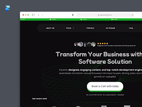 Agency Website - {Framer Development}
