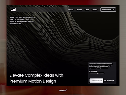 Echelon One Framer Website Development