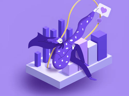 3D+2D illustrations for Graphy 