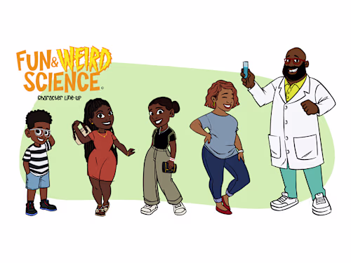 Fun & Weird Science Character Design