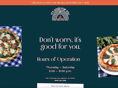 It’s Good for You Pizza