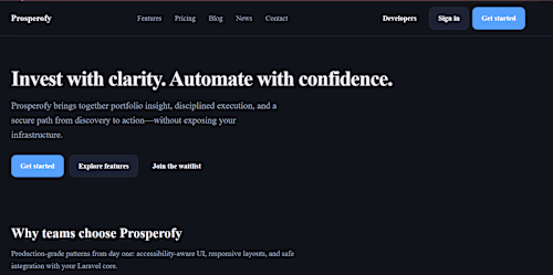 Prosperofy a Web3 Decentralize Finance